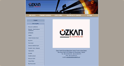 Desktop Screenshot of ozkanteknik.com